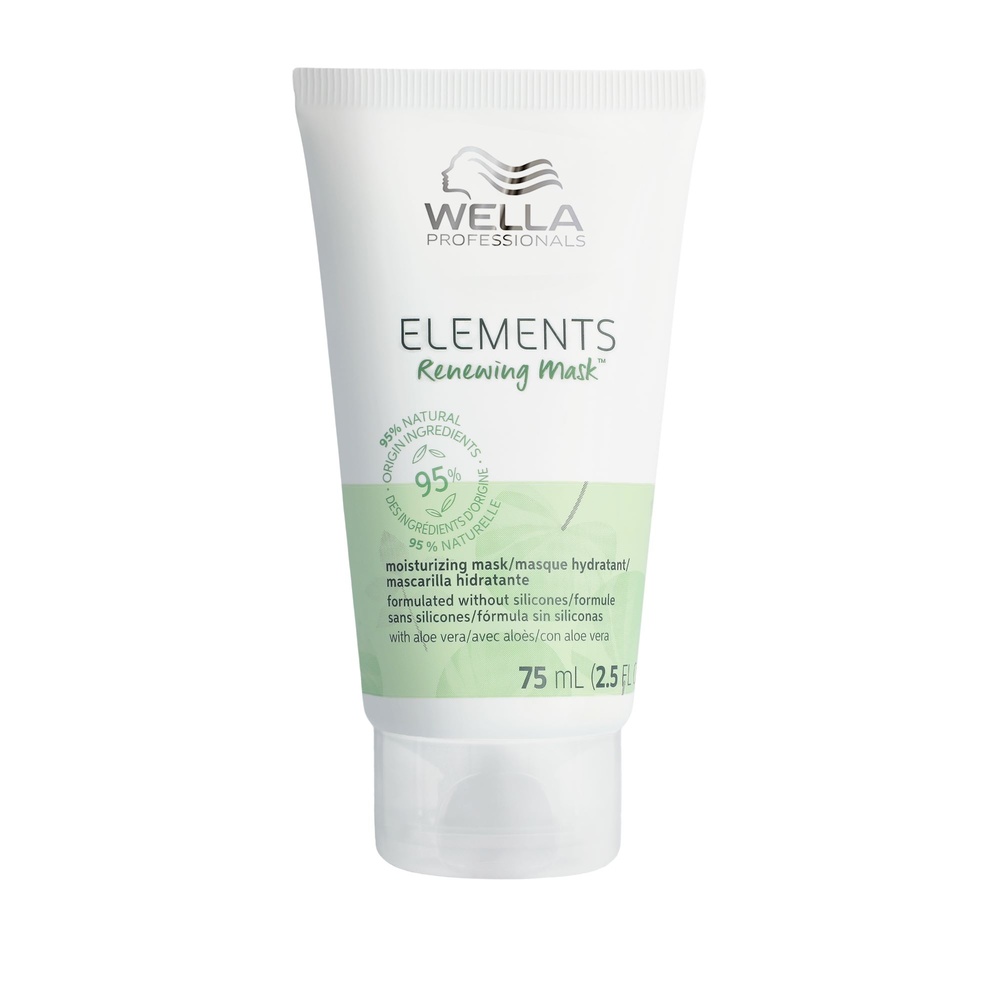 Wella Elements Masque Renewing sans silicone pour tous types de cheveux Masque