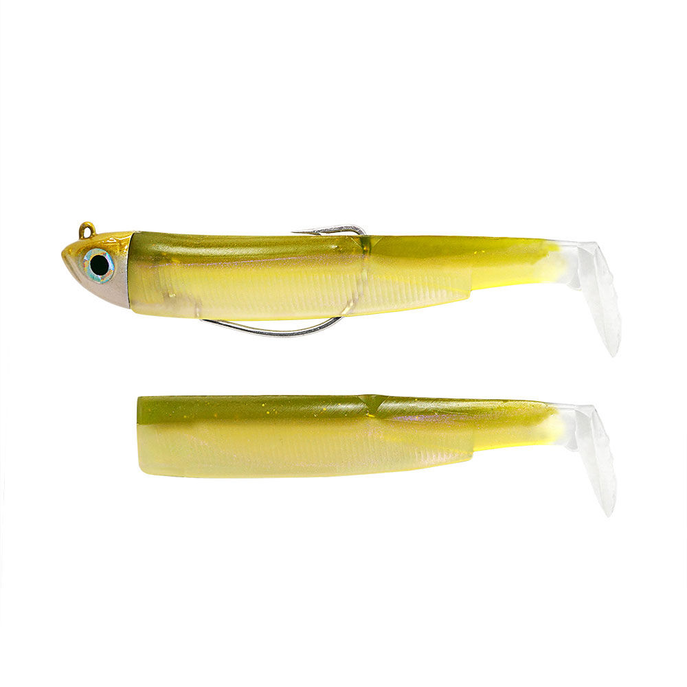 Leurre Souple Shad Fiiish Combo Black Minnow 90 Shore 9cm, 5g