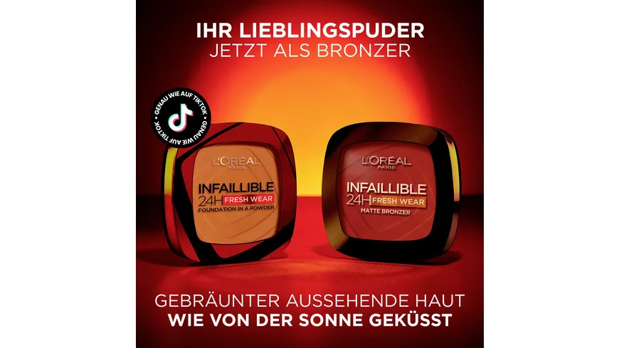 L'ORÉAL PARIS INFAILLABLE Puder BRONZER 9 g 350 - medium