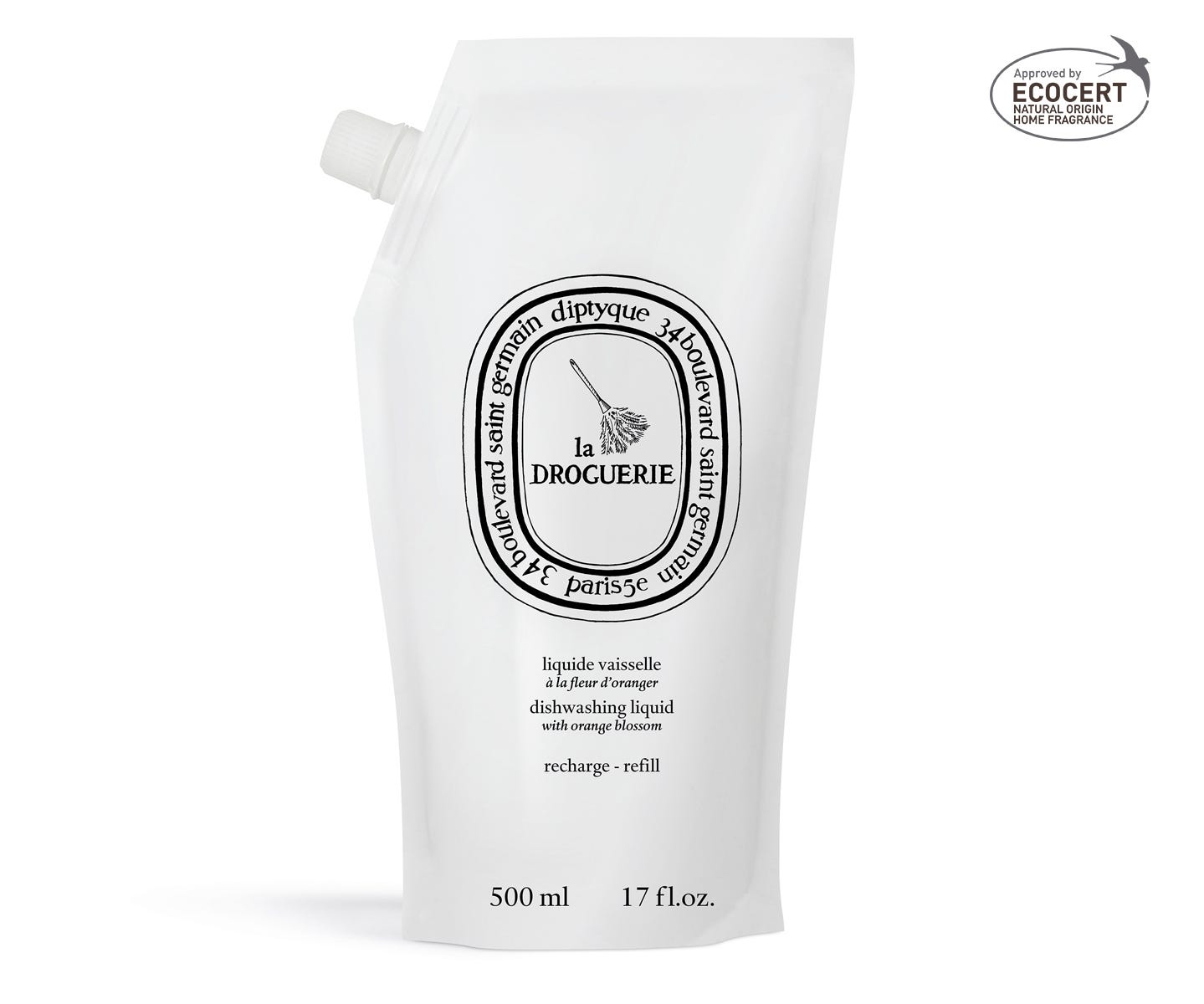 La Droguerie - Recharge pour liquide vaisselle à la fleur d'oranger