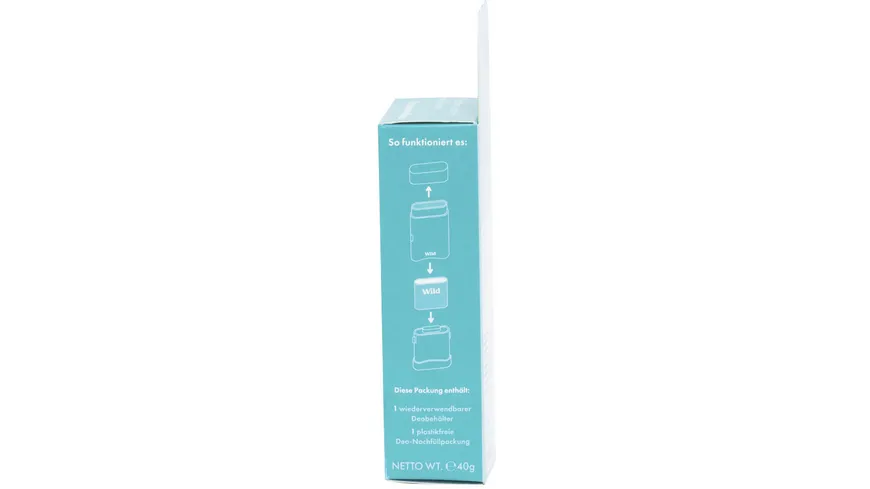 Wild Deodorant Fresh Cotton & Sea Salt Startpaket 40 g