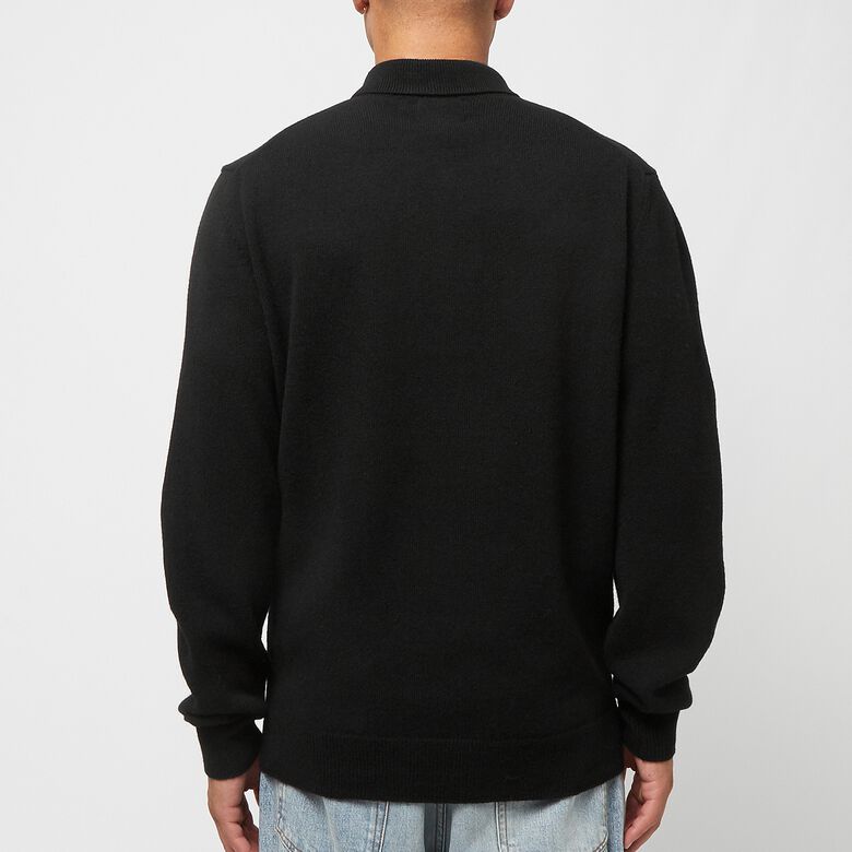 Norse Projects Marco Merino Lambswool Polo black