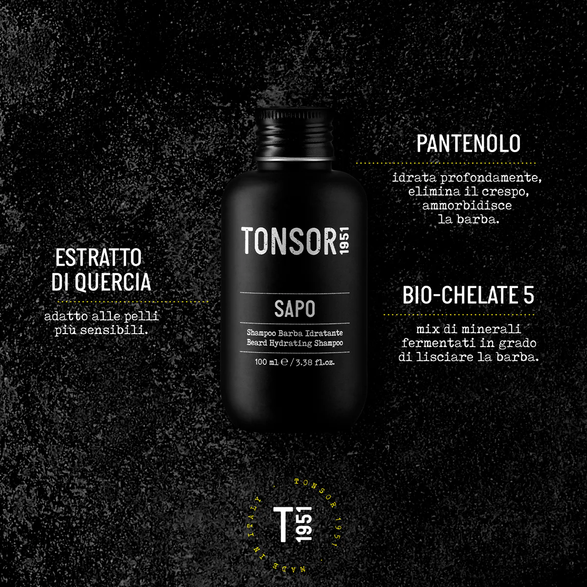 Sapo – Feuchtigkeitsspendendes Bartshampoo – Bartpflege