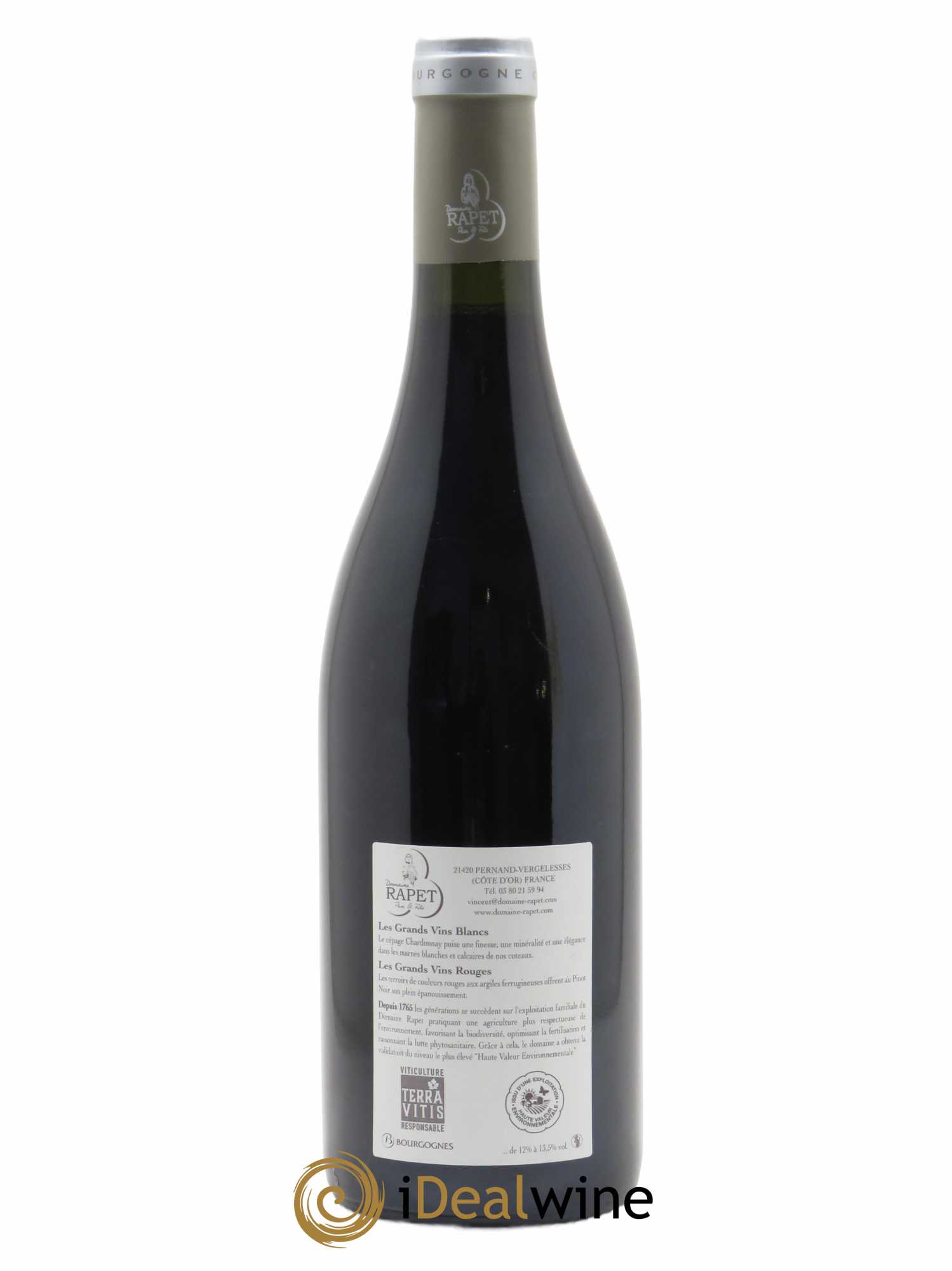 Beaune 1er Cru Bressandes Rapet Père & Fils  2015 - Lot de 1 Bouteille