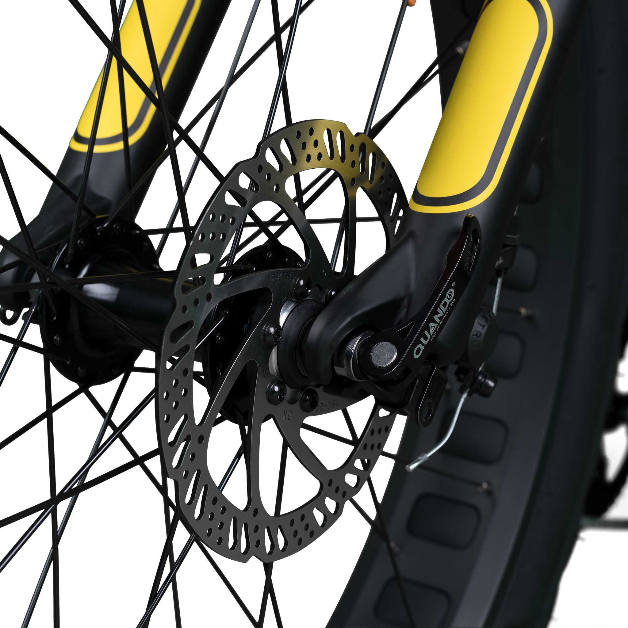 Jeep E-Bikes E-Bike MHFR 7100 FAT, 7 Gang, Kettenschaltung, Heckmotor, (mit Akku-Ladegerät)