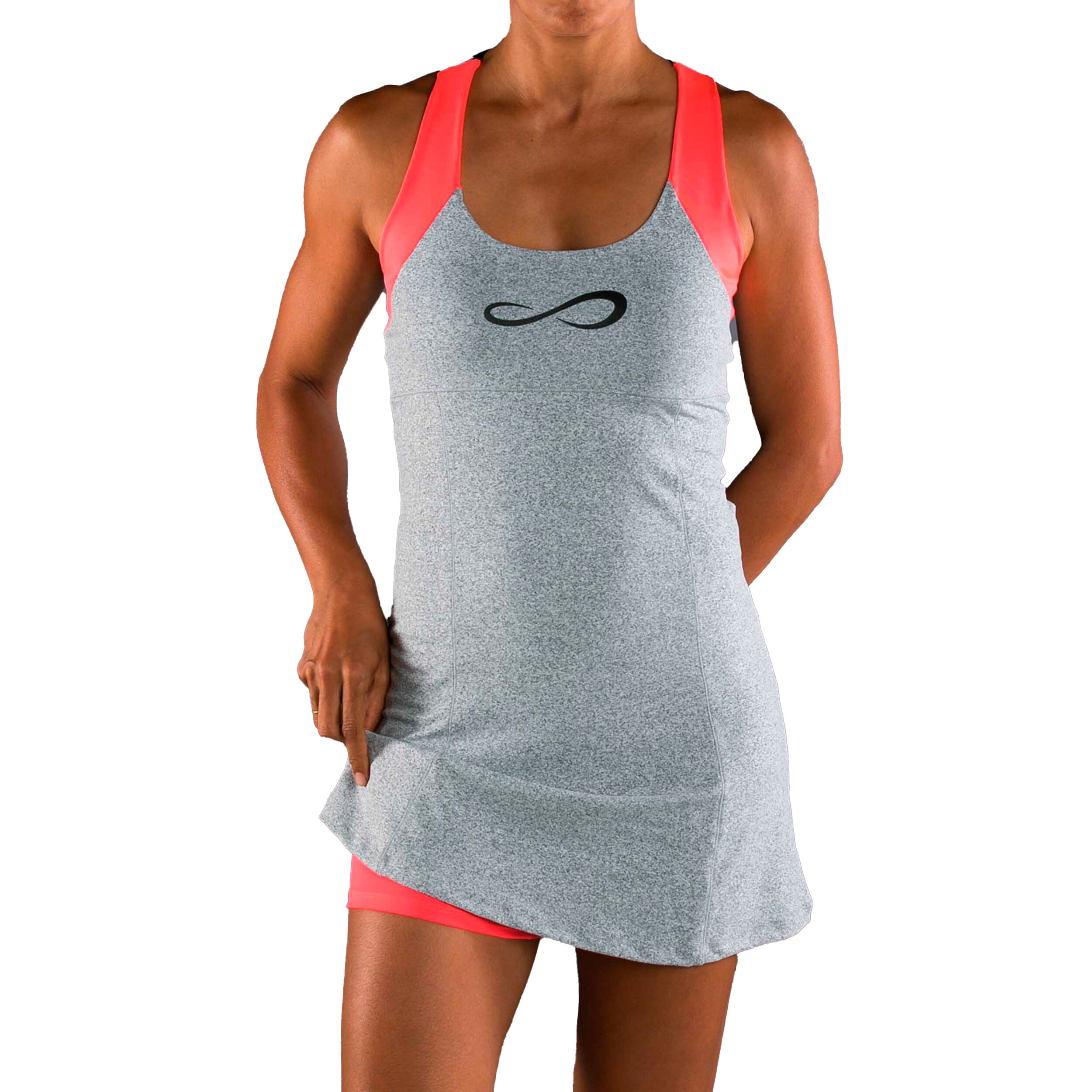 Iconic Kleid Damen - Grau, Pink