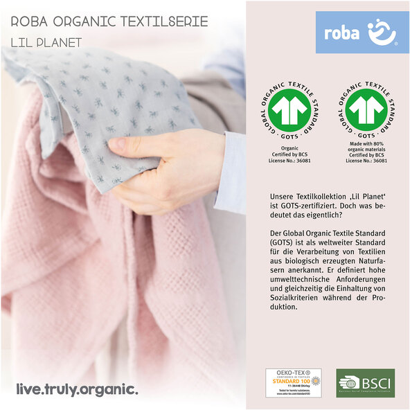 Bio Geschenkset Schlafen, silbergrau