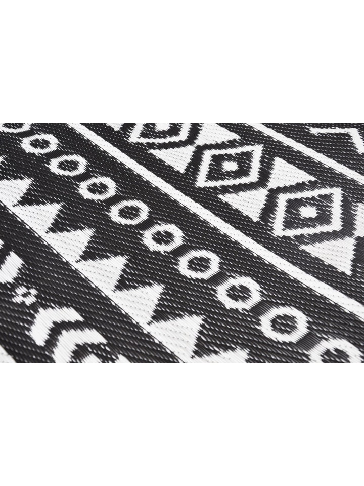JACK Outdoor Teppich 120x180cm In- & Outdoor in Abstrakt Schwarz günstig kaufen 120x180cm