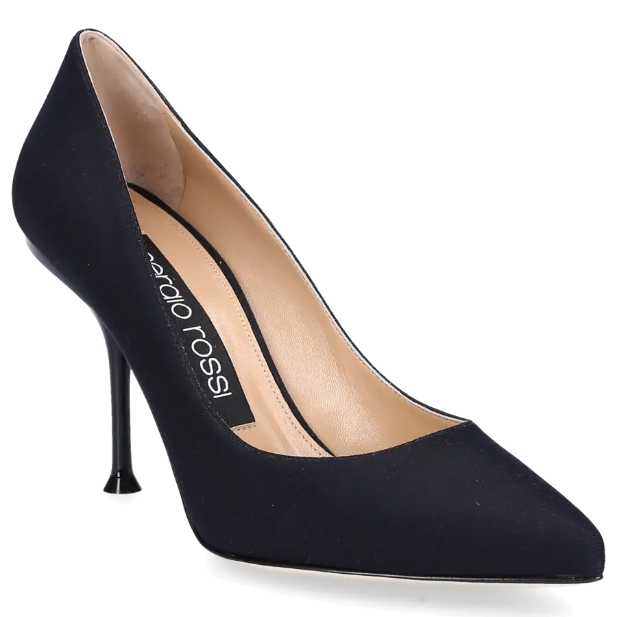 Sergio Rossi - Pumps SR MILANO Textil schwarz - schwarz