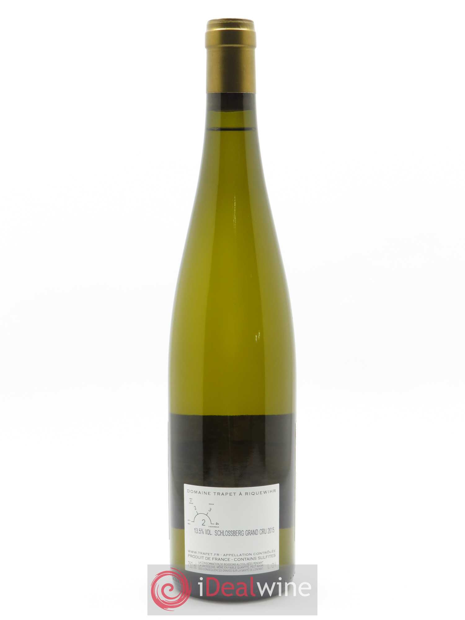 Riesling Grand Cru Schlossberg Domaine Trapet  2015 - Lot de 1 Bouteille