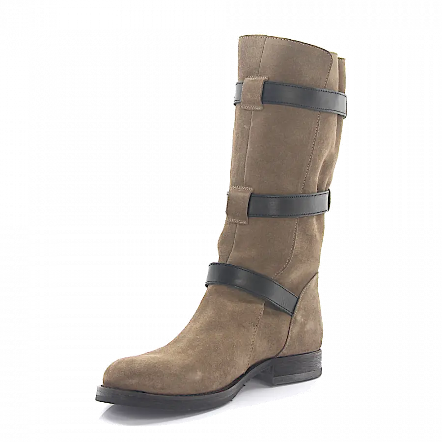 Budapester - Stiefel Veloursleder - braun