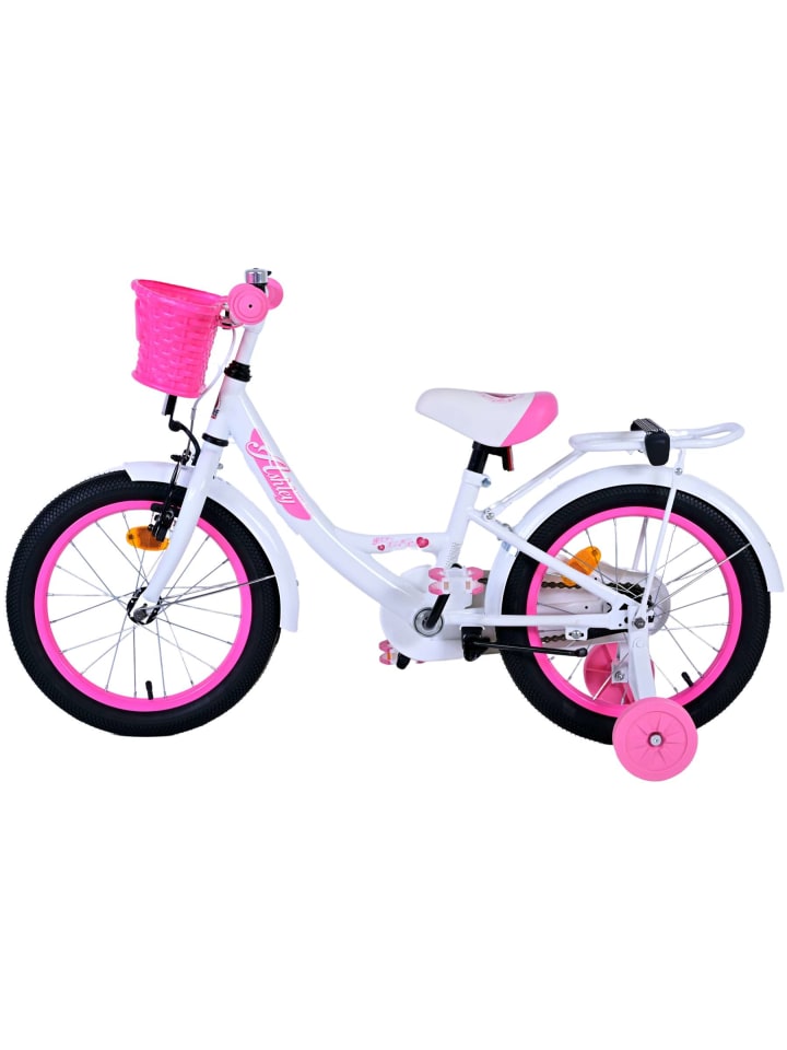 Volare Kinderfahrrad Ashley Fahrrad für Mädchen 16 Zoll Kinderrad in Weiß 4 Jahre günstig kaufen onesize