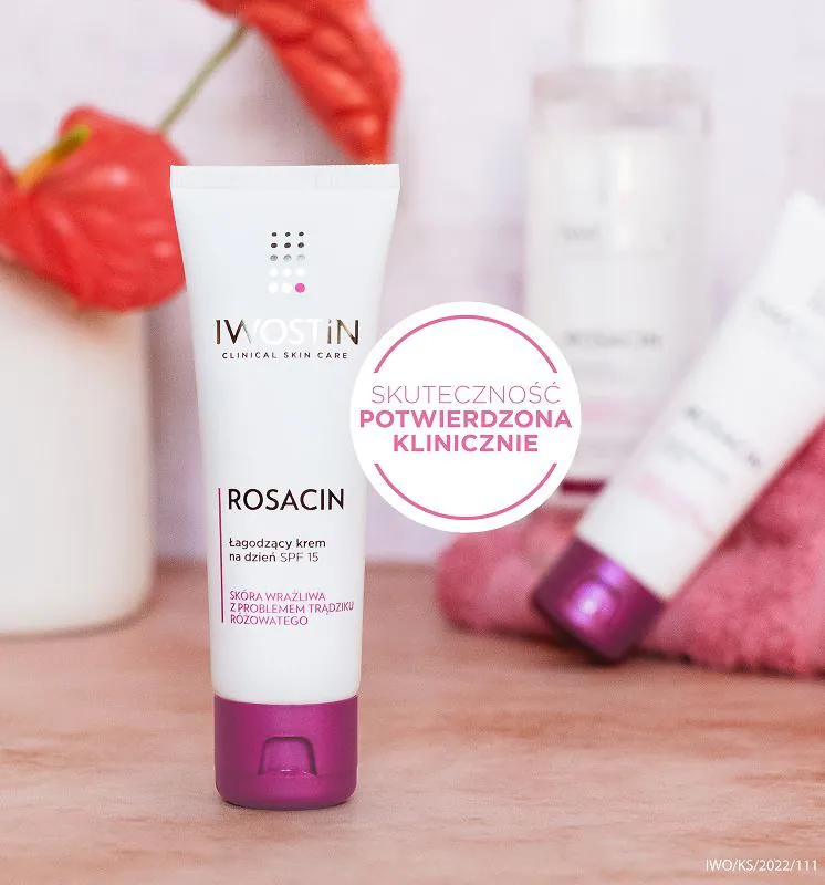Iwostin Rosacin umirujuća dnevna krema SPF 15