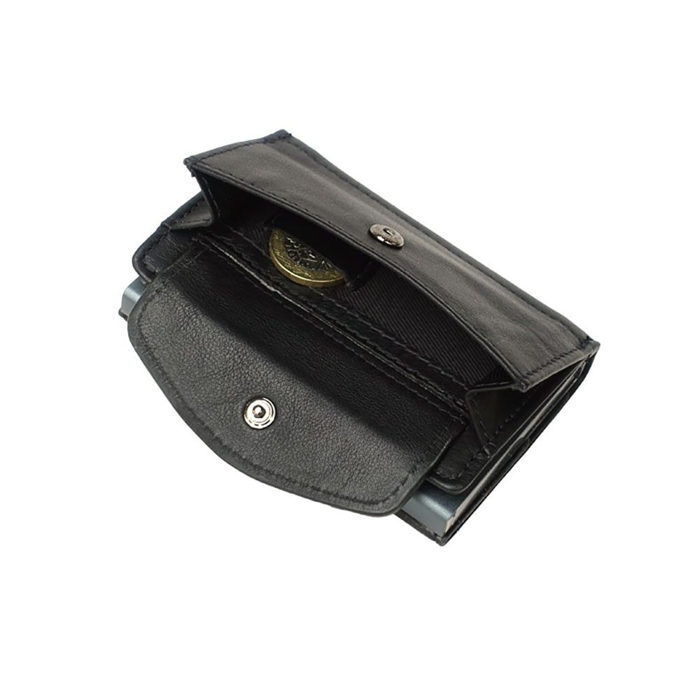 Leder-Geldbörse SLIM RFID mit Kartenhalter