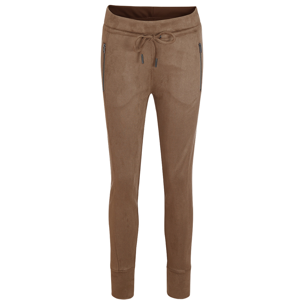 Damen Jogpants in Veloursoptik