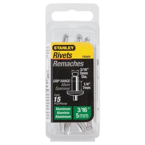 Stanley 1-PAA64T zakovice za uvrtanje 5 x 7 mm - 15 komada