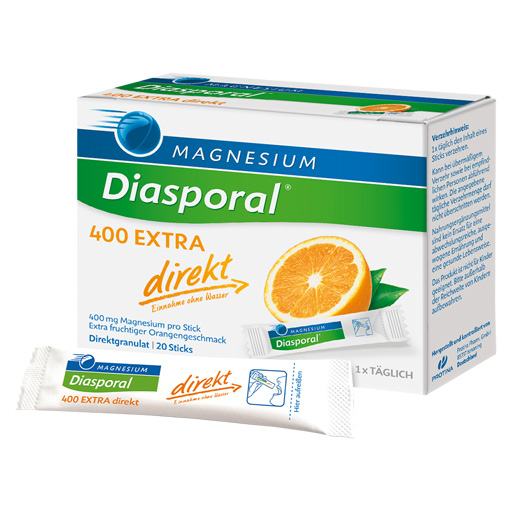 MAGNESIUM-DIASPORAL 400 Extra direkt D.-granulat  20 St  Granulat