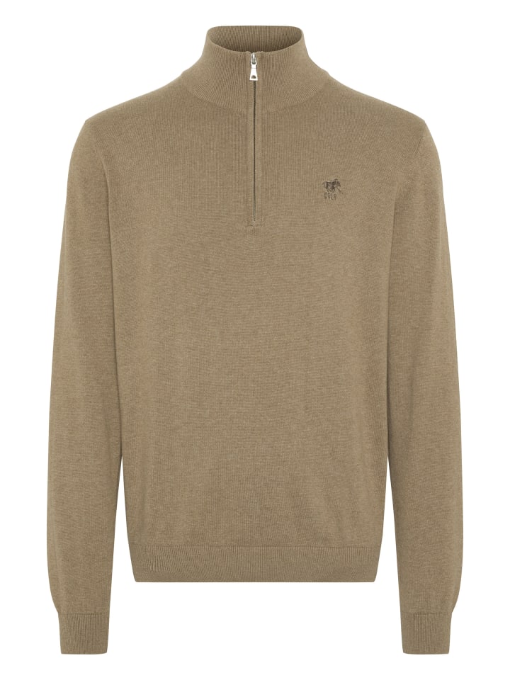 Polo Sylt Strickpullover in Grau günstig kaufen