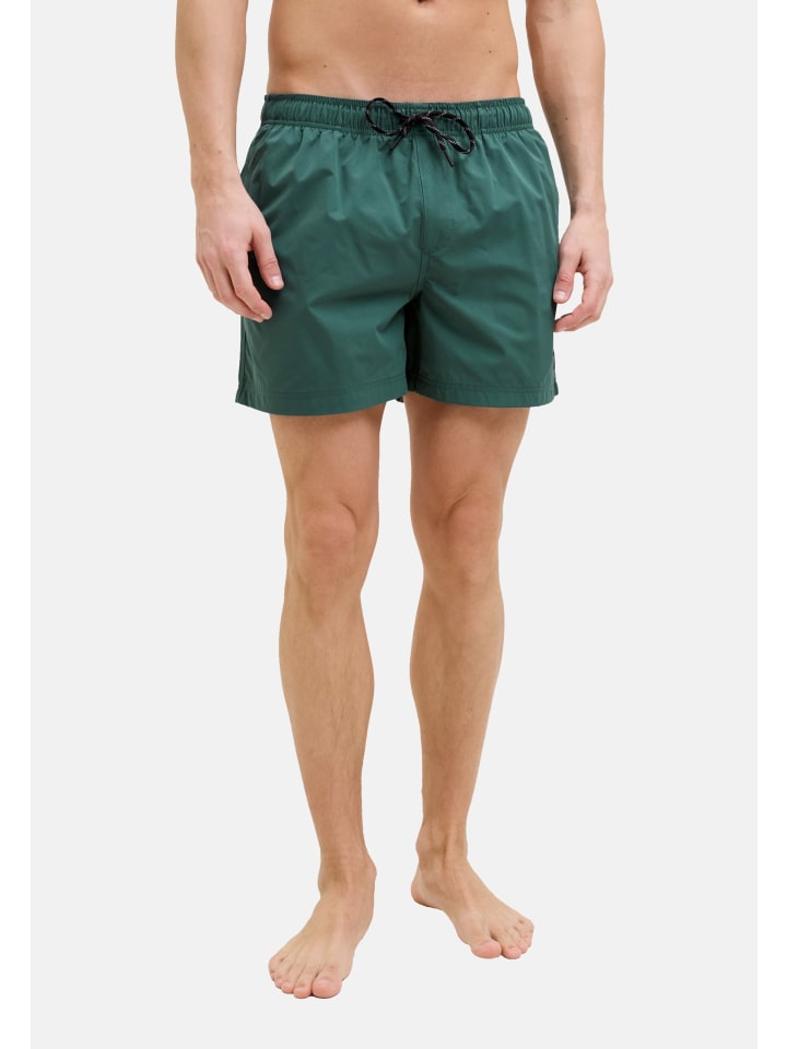 Jack & Jones Badeshorts 'Maui' in dunkelgrün günstig kaufen