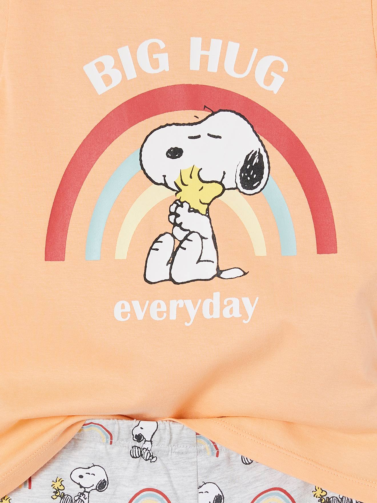 Pyjashort fille Snoopy Peanuts® pêche