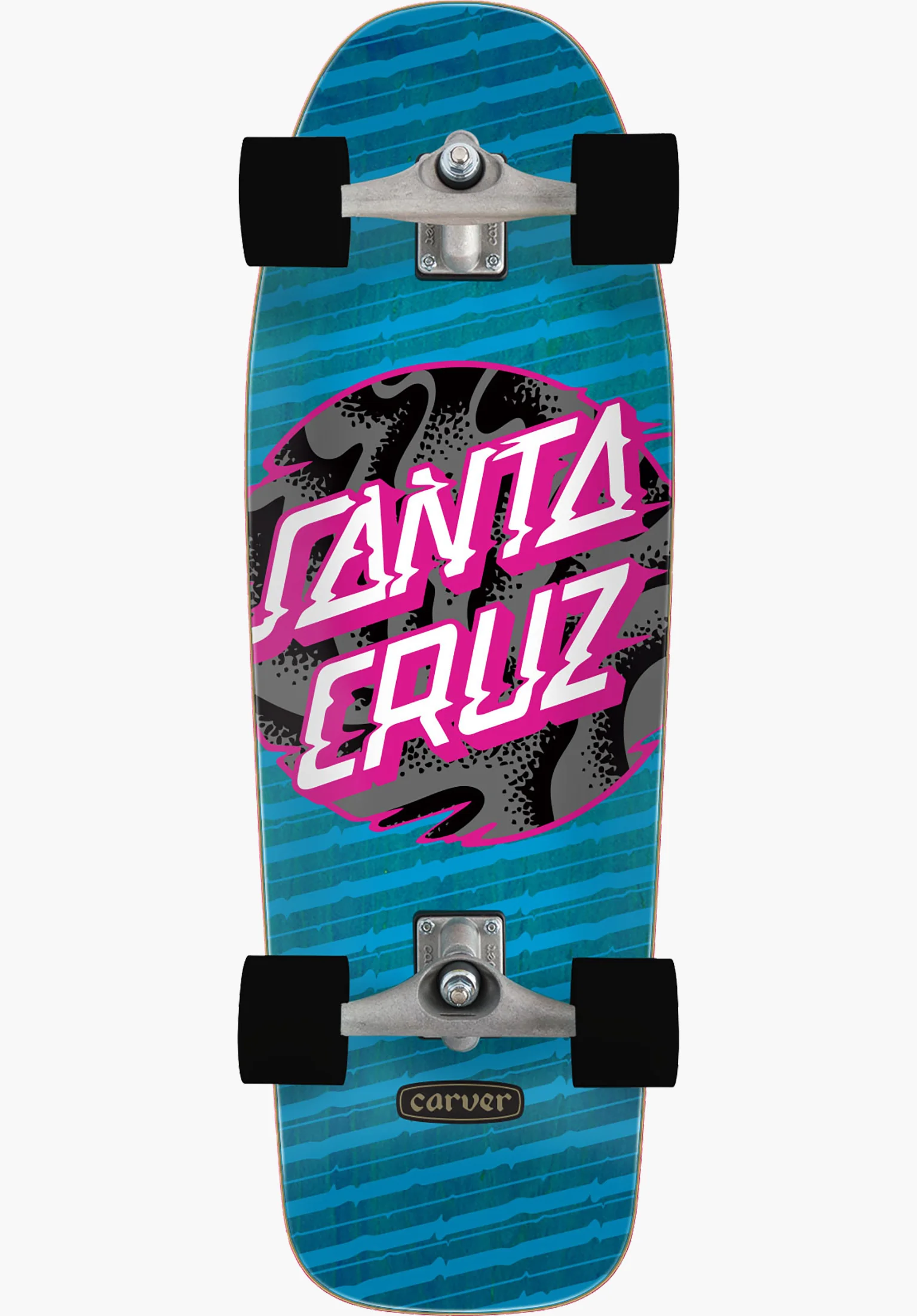 Vivid Slick Dot Carver Surf Skate
