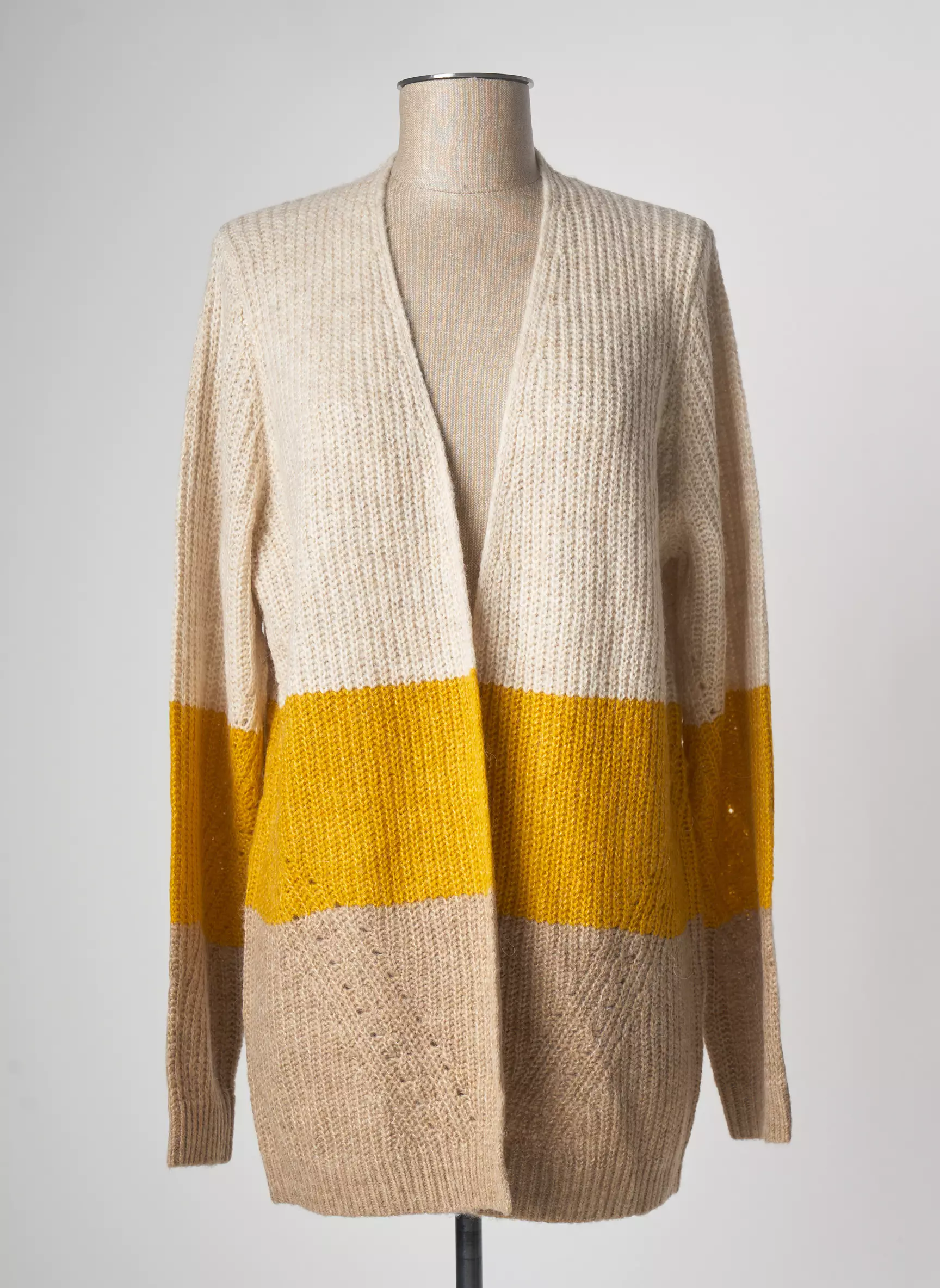 S Oliver Cardigans Femme couleur beige