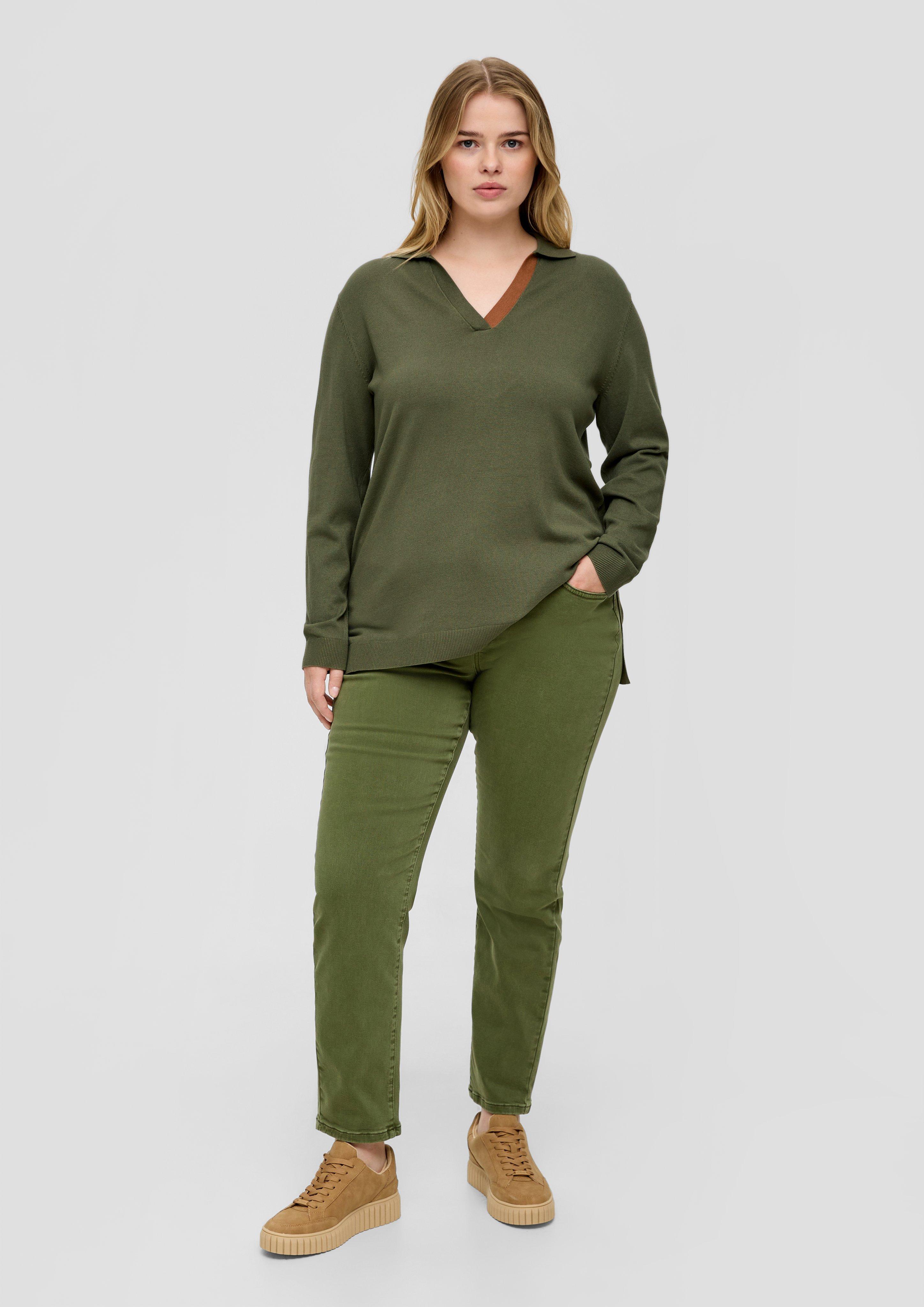 Strickpullover mit Colour Blocking  2136631-7810