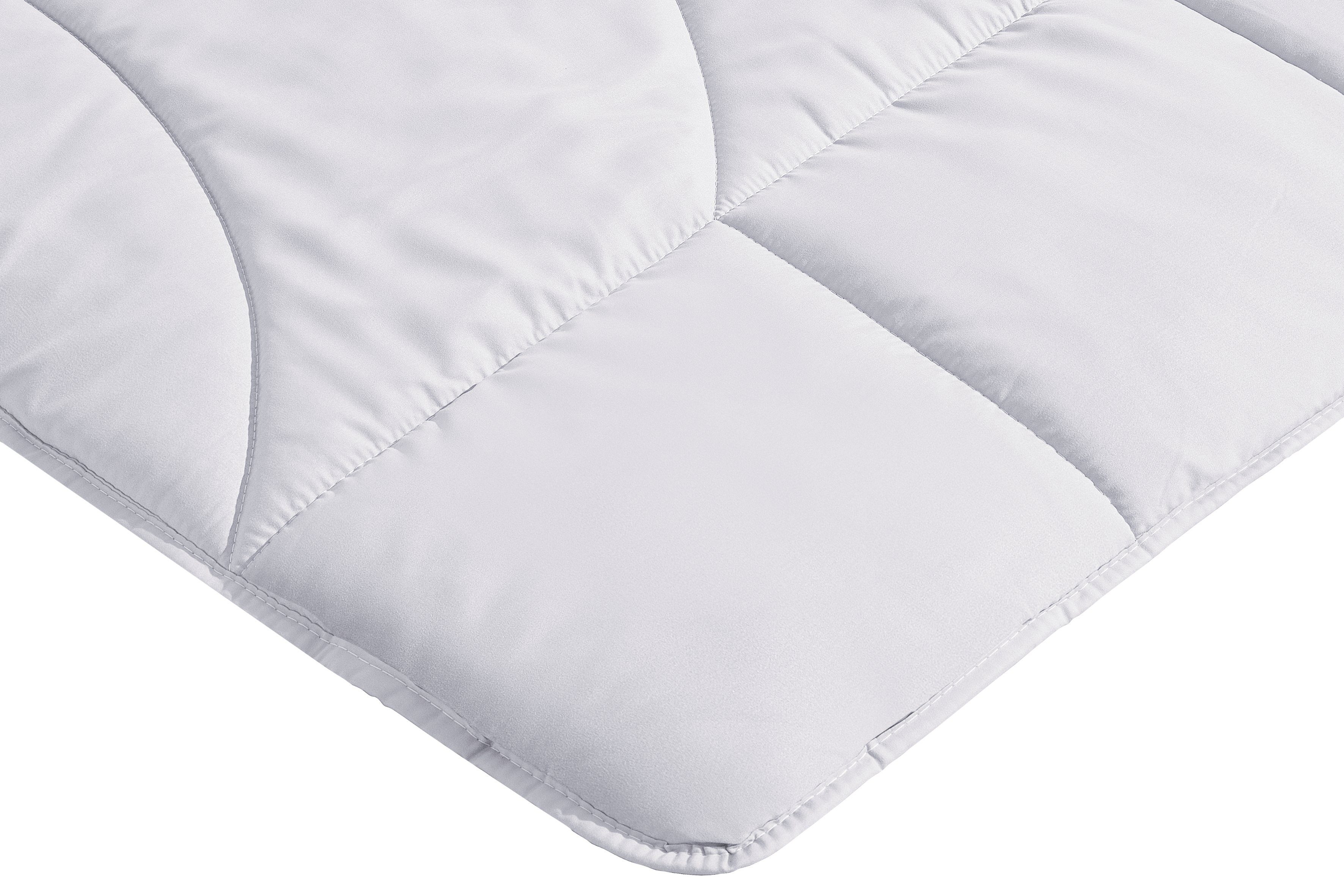 Steppbett + Kopfkissen, Microlux, in 4 Farben erhältlich, my home, Füllung: Polyester, 2-Tlg. Set in 135x200cm & Kissen 80x80 cm.
