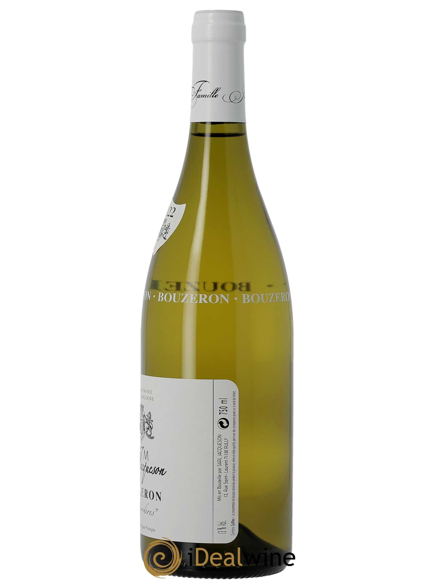 Bouzeron Les Cordères Paul & Marie Jacqueson  2022 - Lot de 1 Bouteille