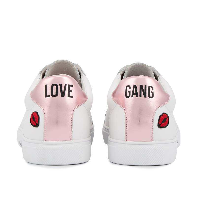 Baskets en cuir Simone love gang not perfect or rose