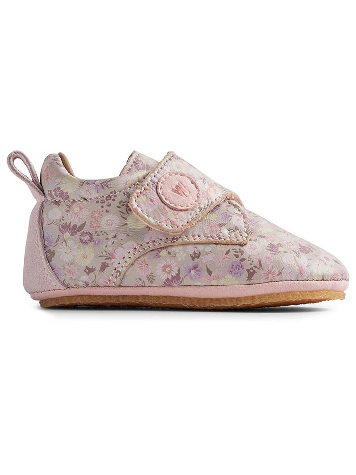 Wheat Leder-Hausschuhe in Rosa günstig kaufen