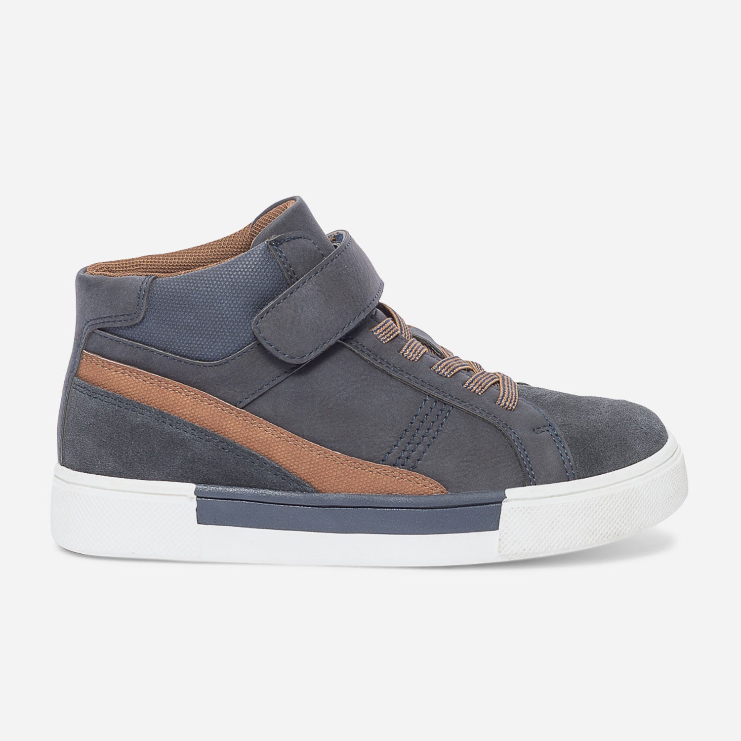 Basket marine et marron