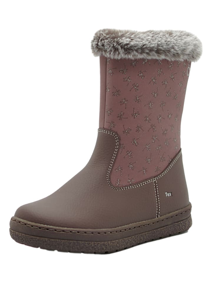 lamino Leder-Boots in Mauve günstig kaufen