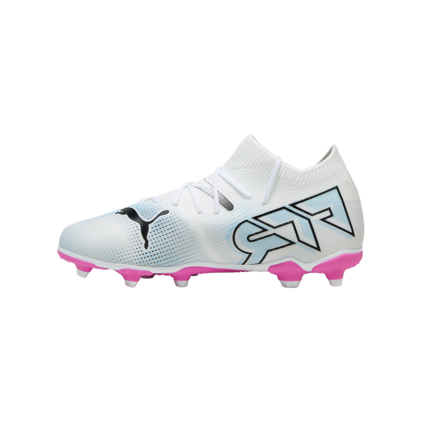 PUMA FUTURE 7 Match FG/AG Phenomenal Jr Kids Weiss Schwarz Pink F01