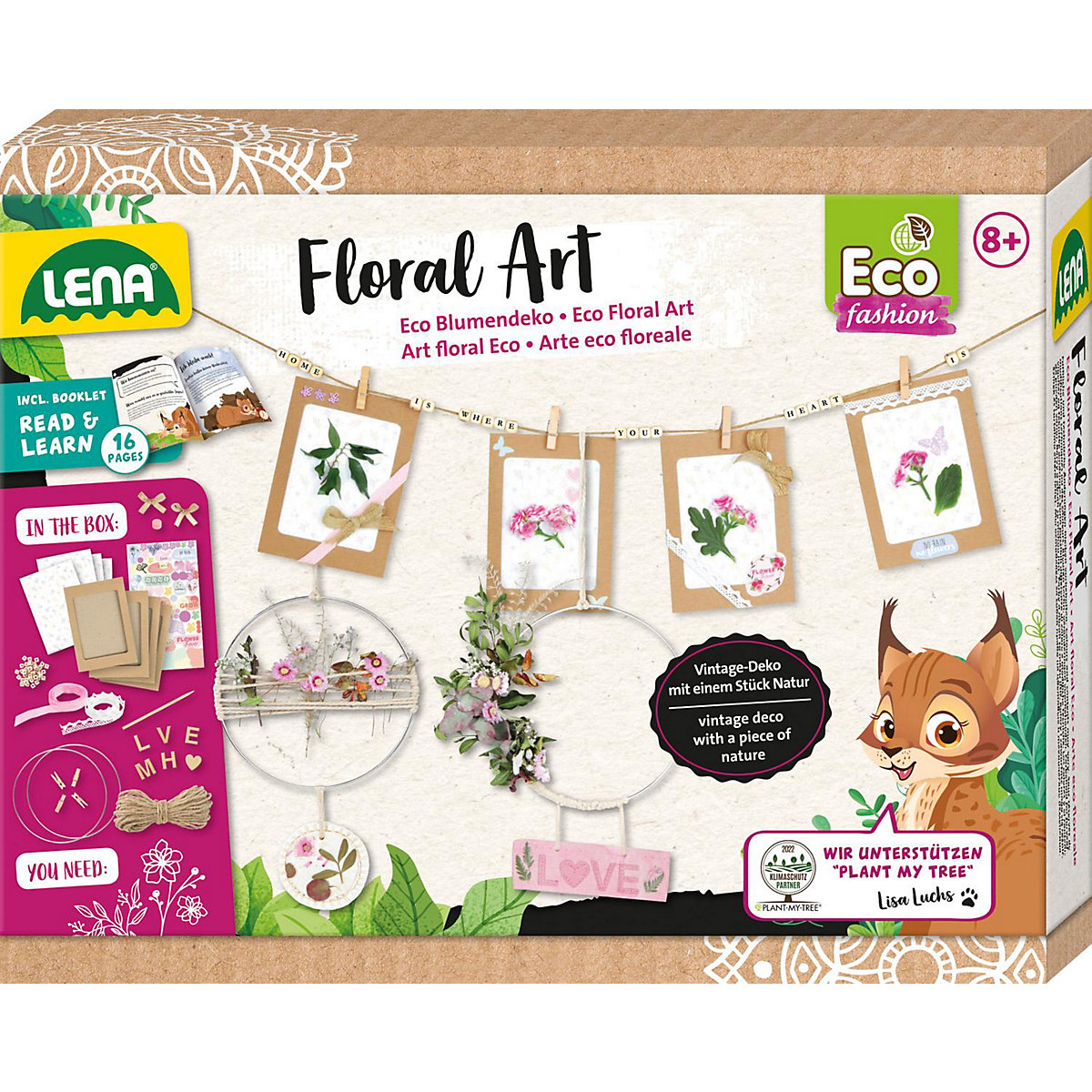 Eco Floral Art, Faltschachtel