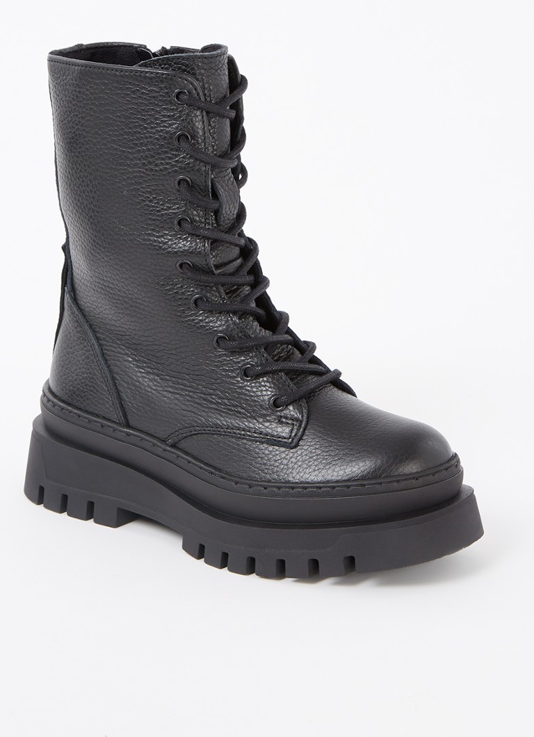 Steve Madden Jcoast leather lace-up boot