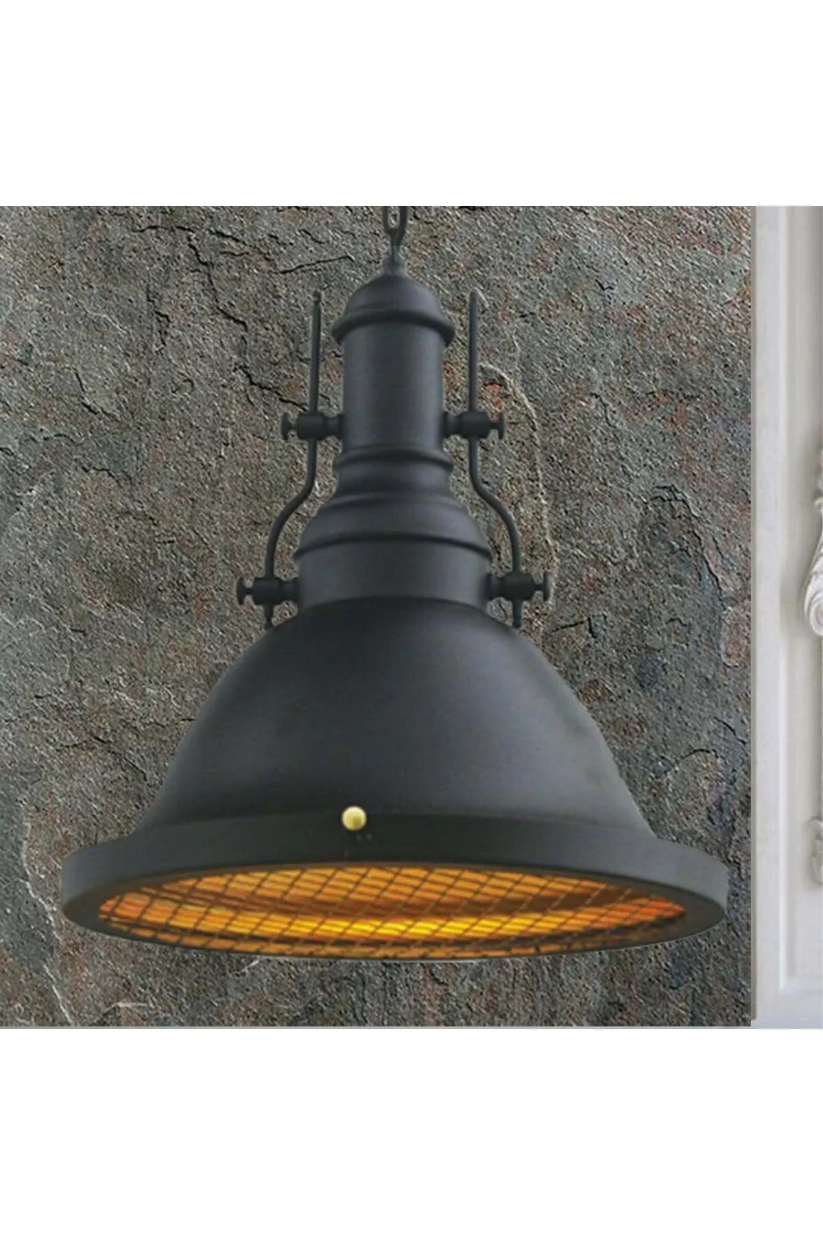 Bamyum  Pendelleuchte E27 Fassung Metall Hängelampe & Deckenlampe Hängependelleuchte