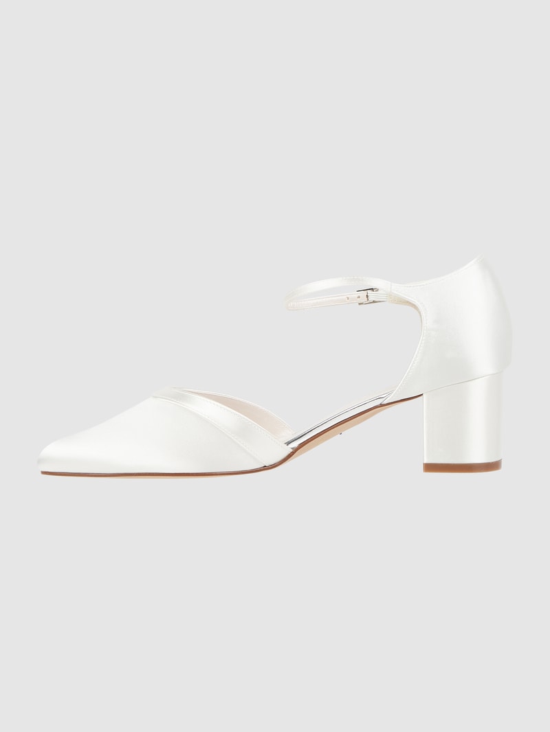 Brautschuhe aus Satin in offwhite