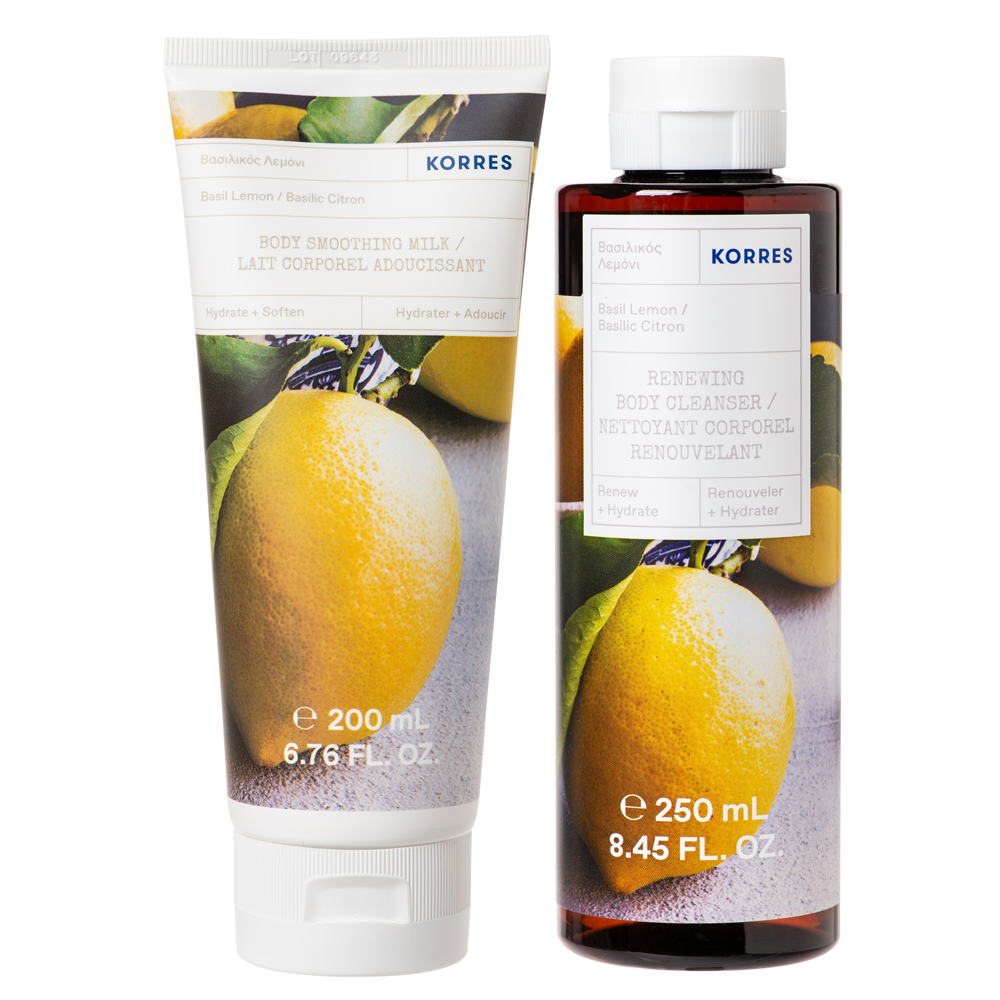 Korres Basil Lemon Körperpflege Set