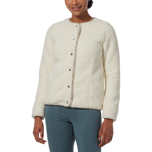 URBANESQUE SHERPA CARDI Damen - Fleecejacke
