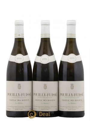 Pouilly-Fuissé Les Birbettes Château des Rontets  1999 - Lot de 3 Bouteilles