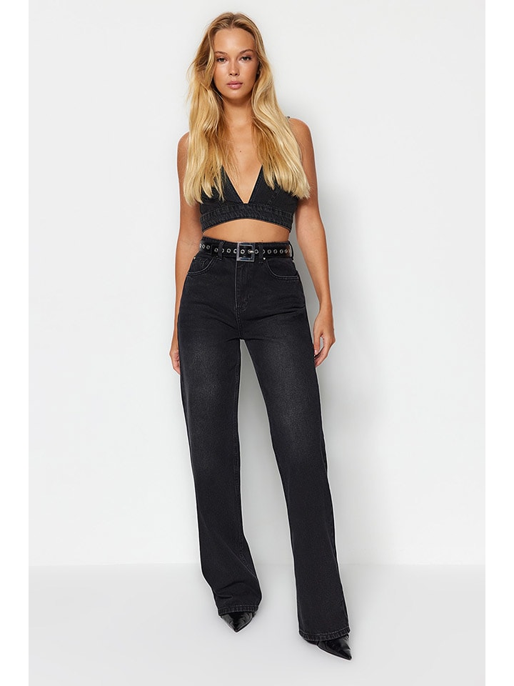 trendyol Jeans - Comfort fit - in Schwarz günstig kaufen