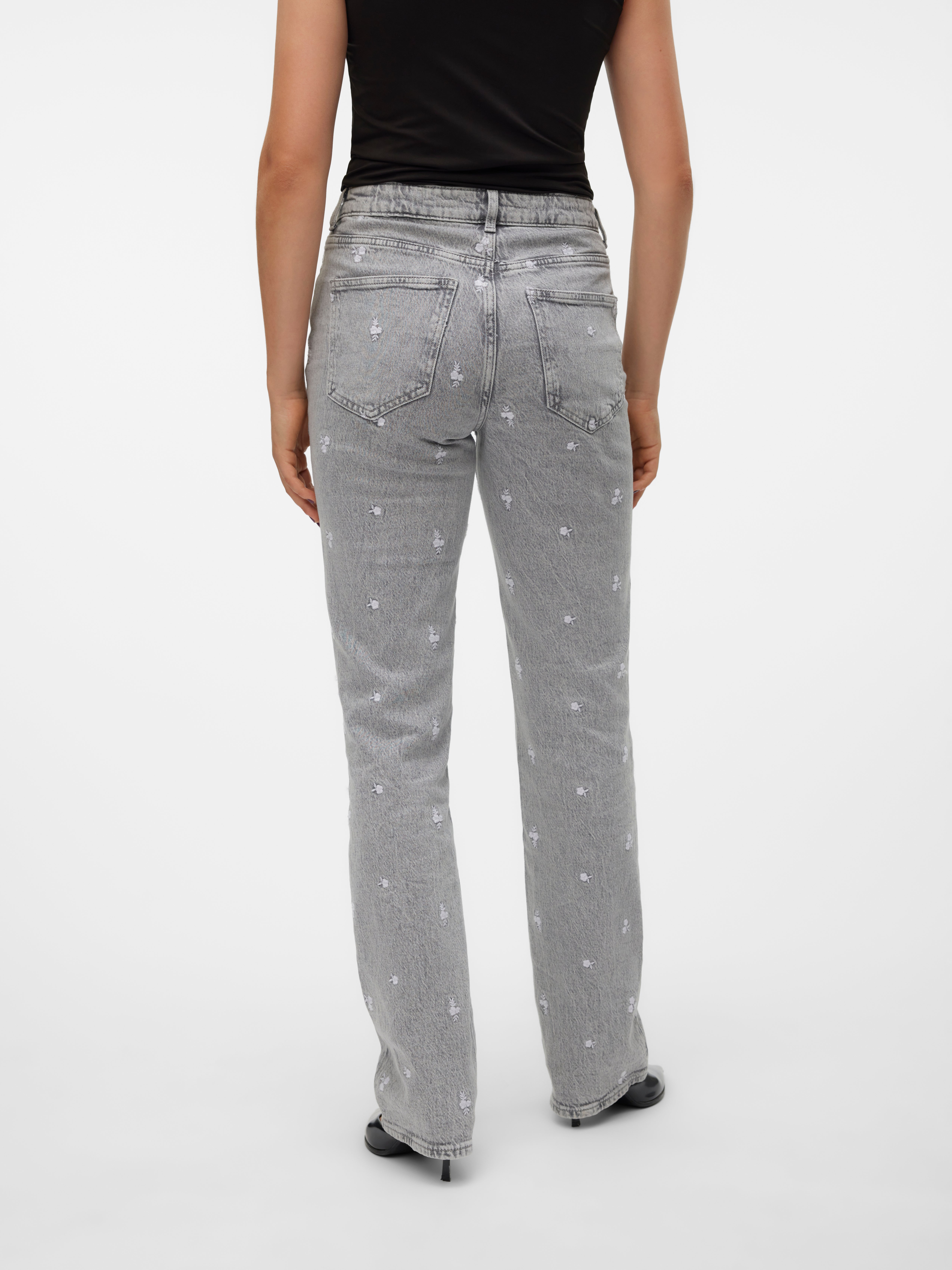 VMTESSA Hohe Taille Gerade geschnitten Jeans