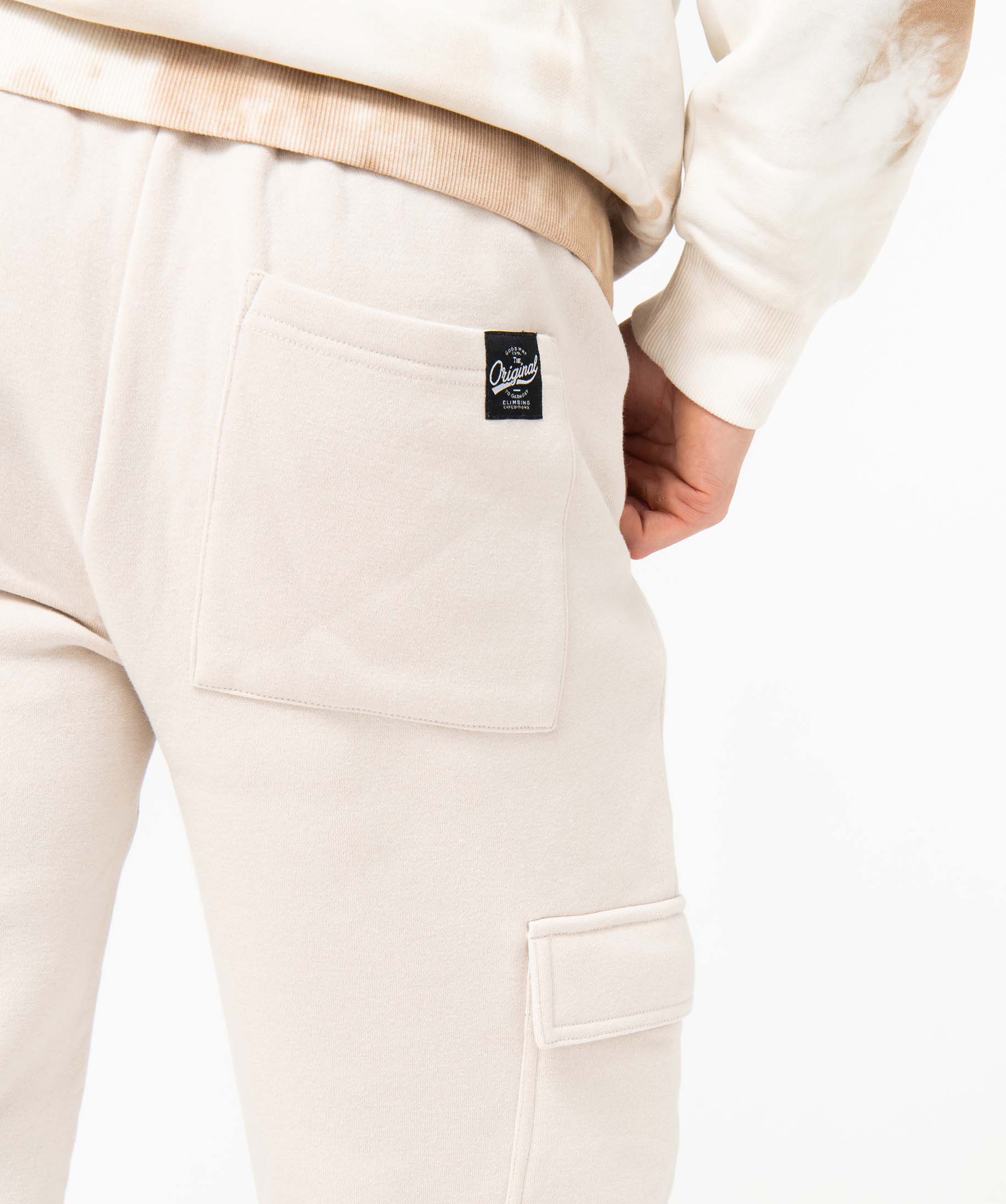 Pantalon de jogging homme molletonné ecru | GEMO