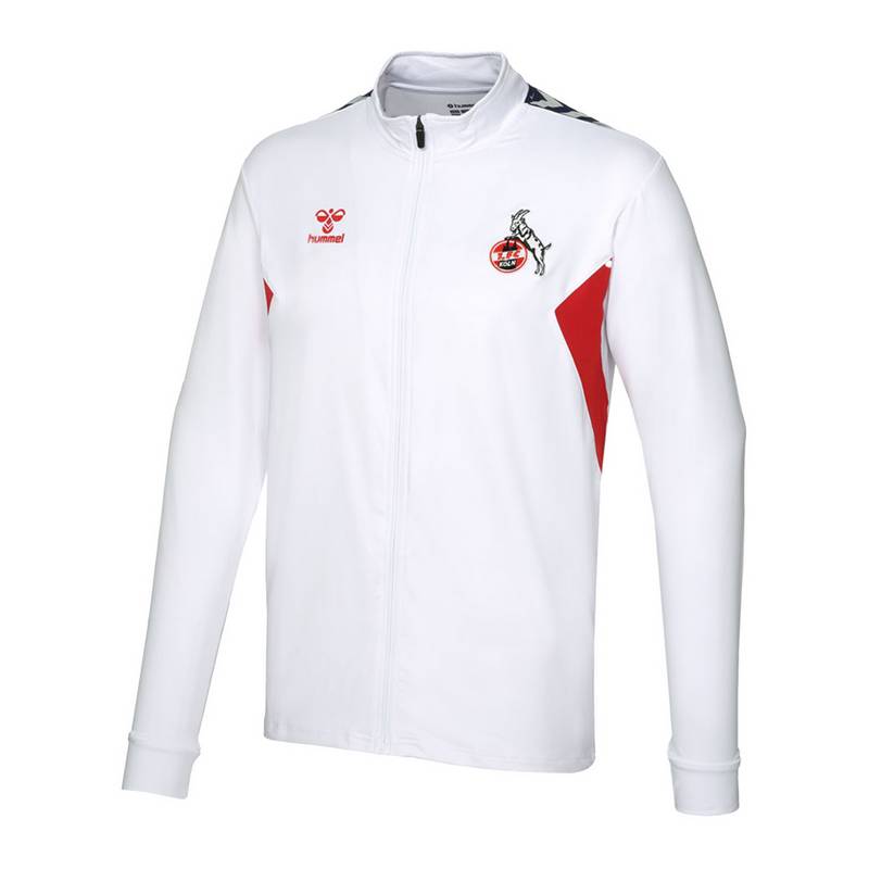 hummel 1. FC Köln Prematch Jacke 2023/2024 Kids Trainingsjacke Kinder