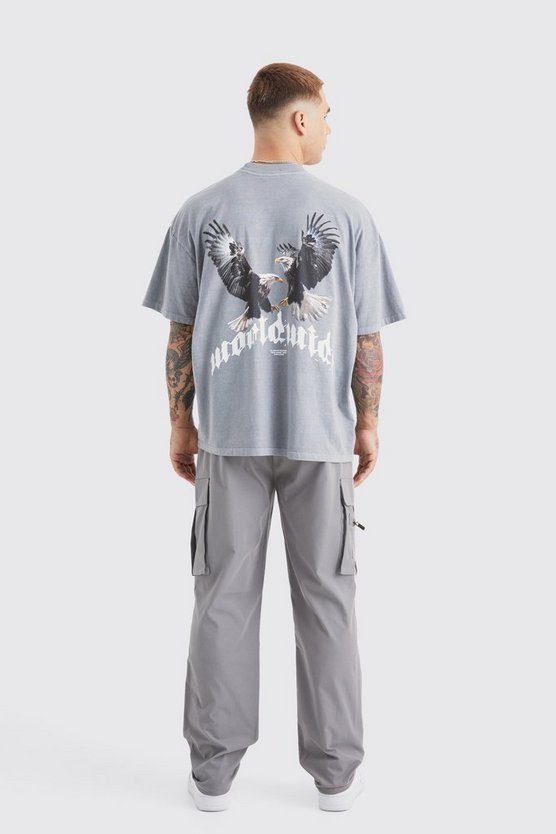 Oversize T-Shirt mit Print
