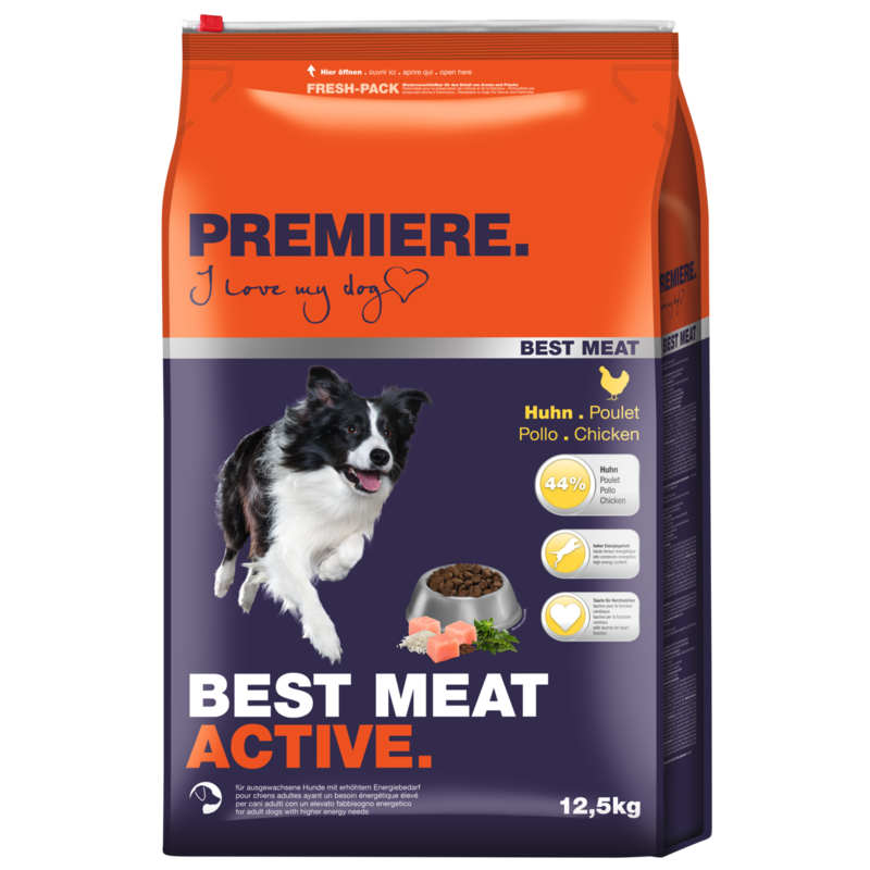 PREMIERE Hundetrockenfutter PREMIERE Best Meat Active 12,5 kg