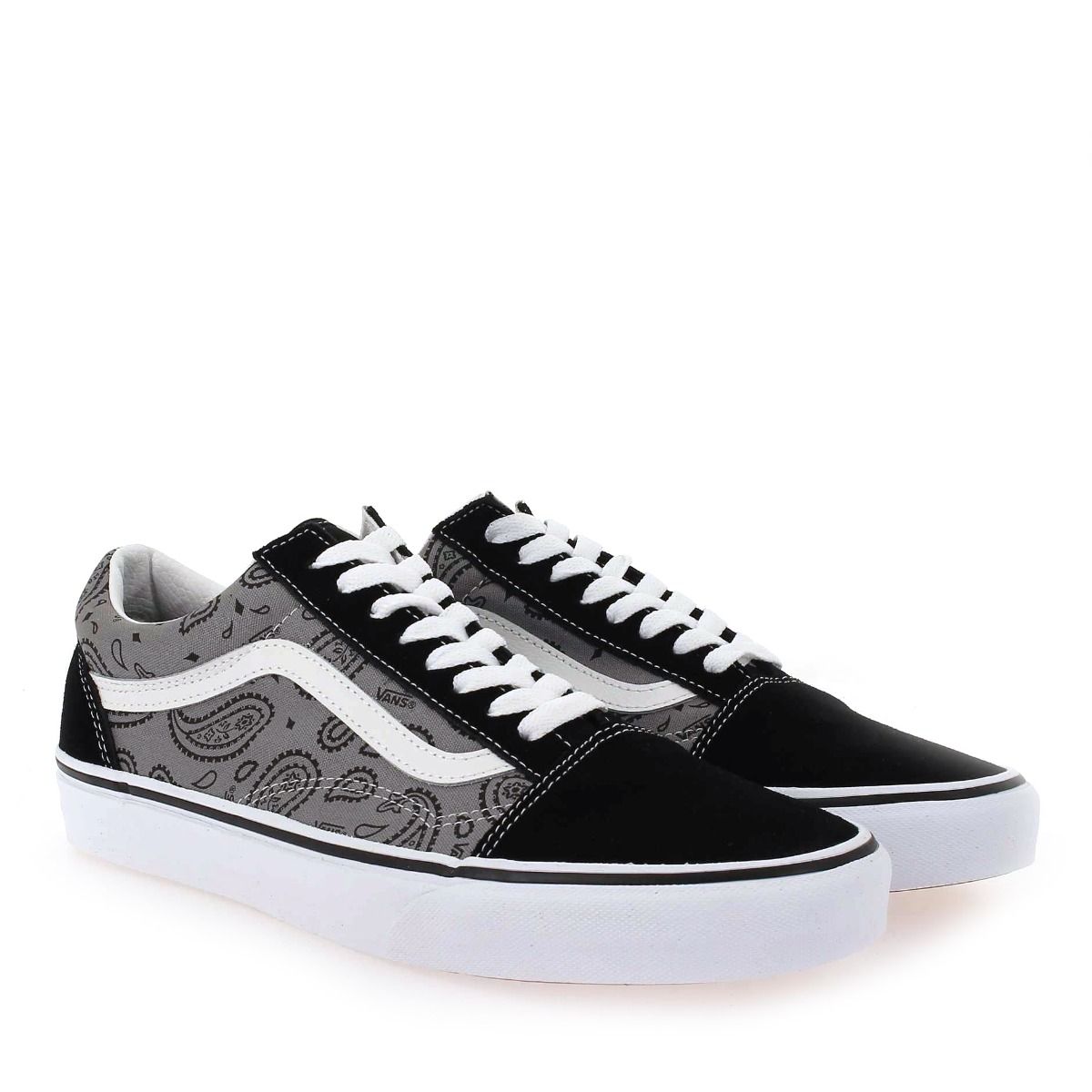 Vans  OLD SKOOL PAISLEY - Noir gris