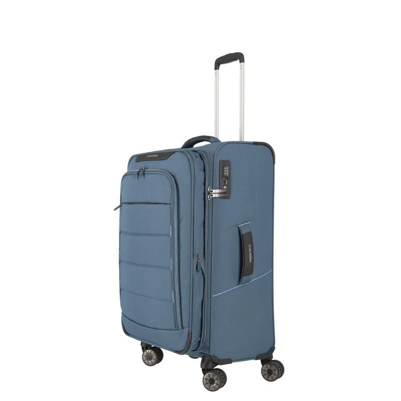 Travelite SKAII Trolley 4 Rollen M - Panoramablau
