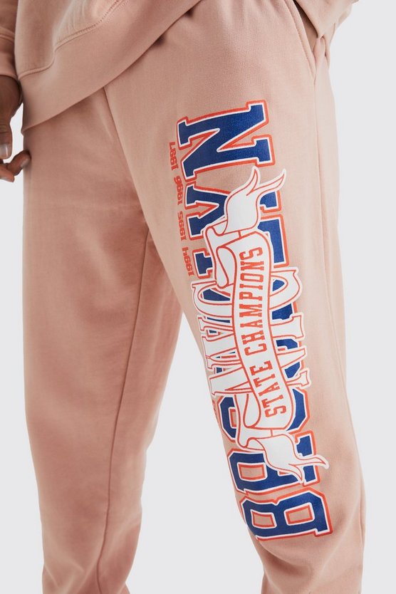 Oversize Jogginghose mit Brooklyn-Print